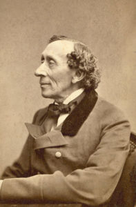 Hans Christian Andersen photographie par Thora Hallager - 1869