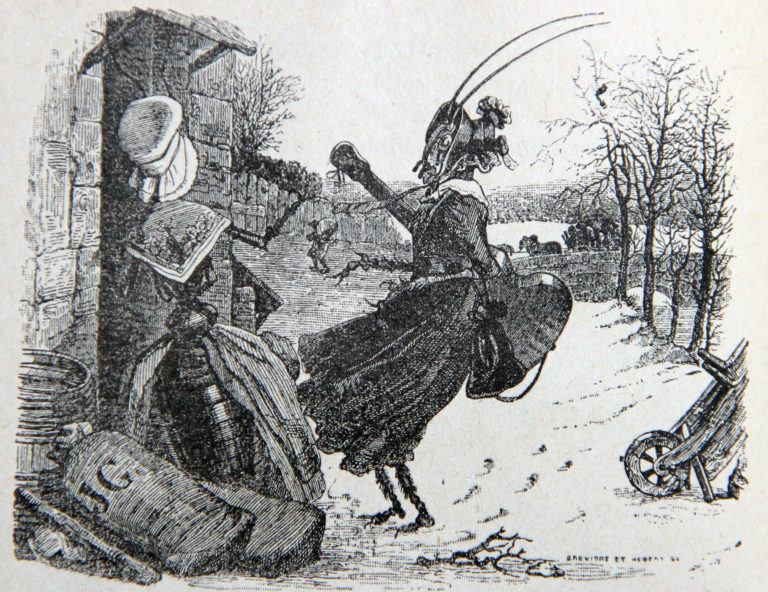 La Cigale et La Fourmi de Jean de La Fontaine illustration par François Grandville