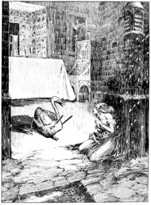 La Petite Fille aux Allumettes de Hans Christian Andersen illustration par Helen Stratton - 1889