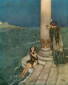 La Petite Sirène de Hans Christian Andersen illustration par Edmund Dulac