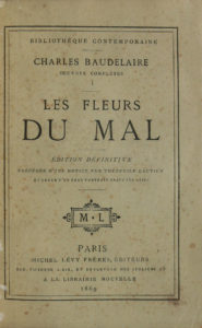 Les Fleurs du Mal de Charles Baudelaire 3ième édition 1869