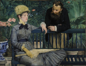 Causerie de Charles Baudelaire - Peinture de Édouard Manet - Dans La Serre - 1879