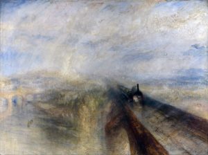 Ciel Brouillé de Charles Baudelaire - Peinture de Joseph Mallord William Turner - Pluie, Vapeur et Vitesse, Le Grand Chemin de Fer de l'Ouest - 1844