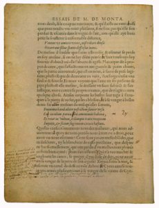 Comme l’ame descharge ses passions sur des objects faux, quand les vrais luy defaillent de Michel de Montaigne - Essais - Livre 1 Chapitre 4 - Édition de Bordeaux - 002