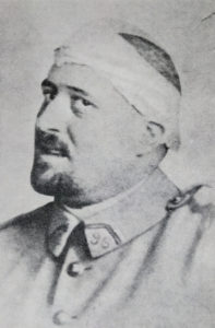 Guillaume Apollinaire - Photographie en uniforme et blessé - 1916