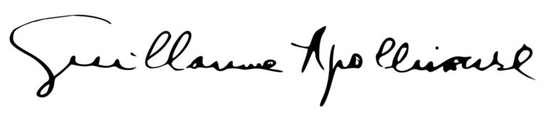 Guillaume Apollinaire - Signature