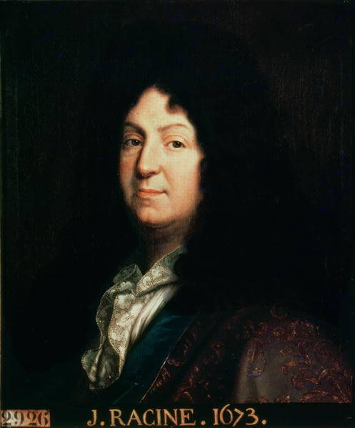 Jean Racine - Portrait d'après Jean-Baptiste Santerre