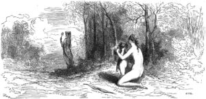 L'Amour et La Folie de Jean de La Fontaine - Illustration de Gustave Doré - 1876