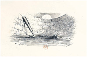 L'Astrologue qui se Laisse Tomber dans Un Puits de Jean de La Fontaine - Illustration de Gustave Doré - 1876