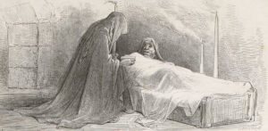 L'Ivrogne et Sa Femme de Jean de La Fontaine - Illustration par Gustave Doré