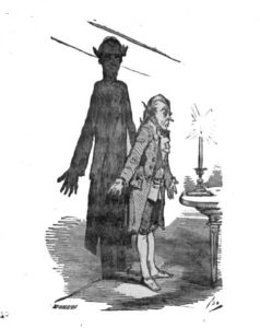 L'Ombre de Hans Christian Andersen - Vignette de Bertall - Le savant