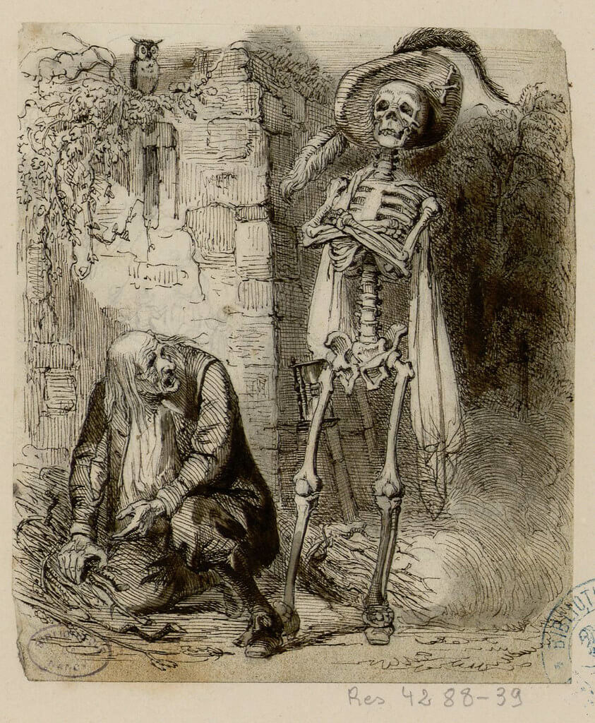 La Mort Ou La Tche Tche La Mort et Le Bûcheron - Fable de Jean de La Fontaine | Speakerty