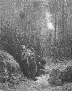 La Mort et Le Bûcheron de Jean de La Fontaine - Illustration de Gustave Doré