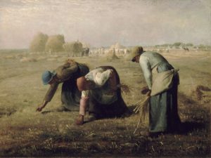 La Rempailleuse de Guy de Maupassant - Peinture de Jean-François Millet - Les Glaneuses - 1857