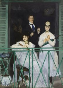 Le Balcon de Charles Baudelaire - Peinture de Édouard Manet - Le Balcon - 1869