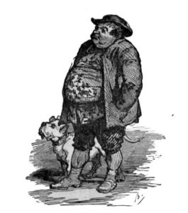 Le Compagnon de Voyage de Hans Christian Andersen - Vignette de Bertall - Le Boucher