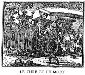 Le Curé et Le Mort de Jean de La Fontaine - Illustration par François Chauveau