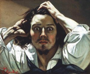 Le Horla de Guy de Maupassant - Peinture de Gustave Courbet - Autoportrait - Le Désespéré - 1843