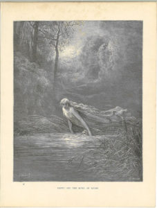 Le Léthé de Charles Baudelaire - Illustration de Gustave Doré - Dante et la rivière Le Léthé - 1880