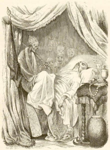 Le Rossignol et L'Empereur de Chine de Hans Christian Andersen - Illustration de Vilhelm Pedersen