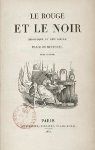Le Rouge et Le Noir de Stendhal - Tome II - 1831