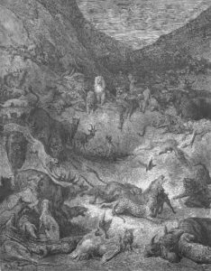 Les Animaux Malades de La Peste de Jean de La Fontaine - Illustration de Gustave Doré - 1876