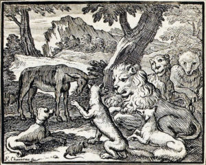 Les Animaux Malades de La Peste de Jean de La Fontaine - Illustration de François Chauveau - 1688