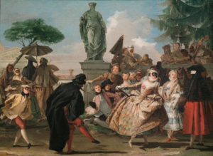 Menuet de Guy de Maupassant - Peinture de Giandomenico Tiepolo - Le Menuet - 1756