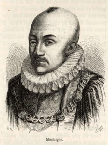 Michel de Montaigne - Litographie - 1859