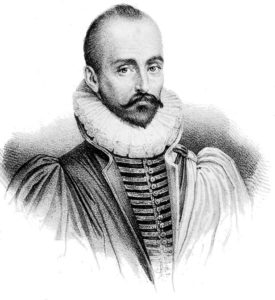 Michel de Montaigne - Litographie par Antoine Maurin