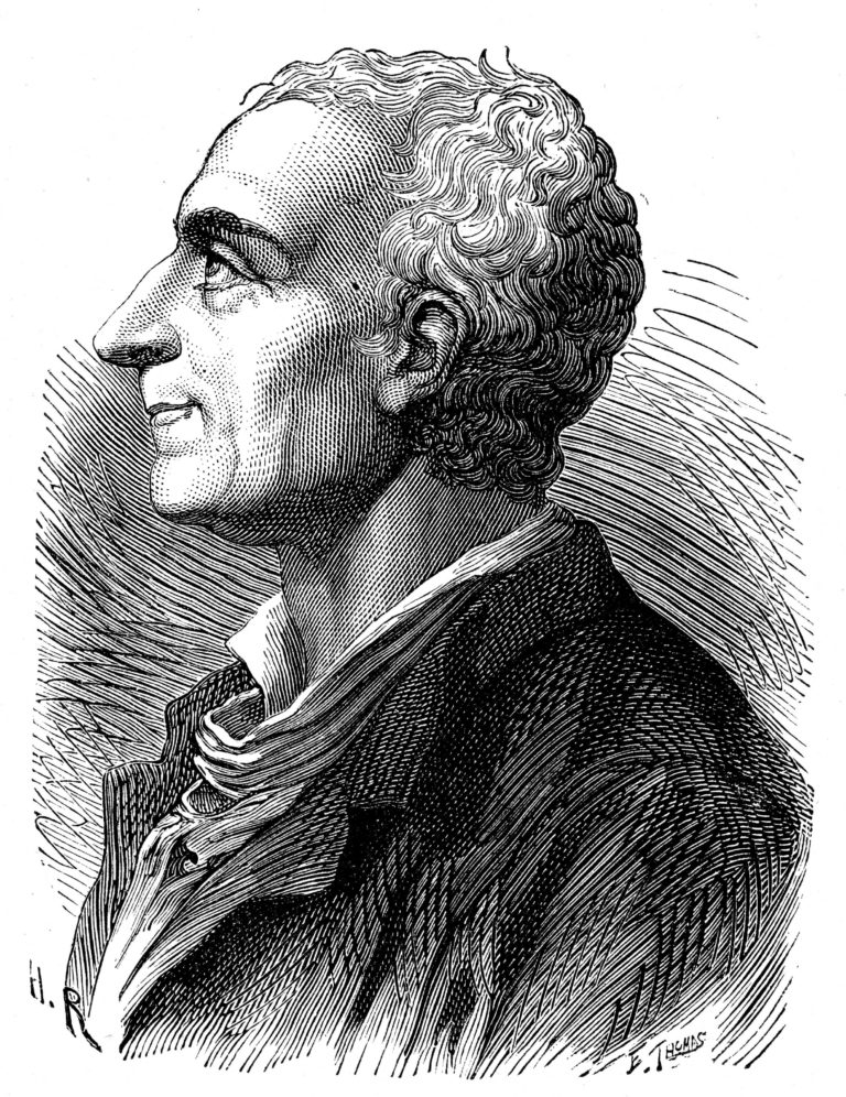 Montesquieu - Litographie par Émile Bayard