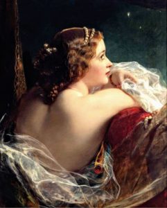 Tout Entière de Charles Baudelaire - Peinture de James Sant - The Moonlit Beauty