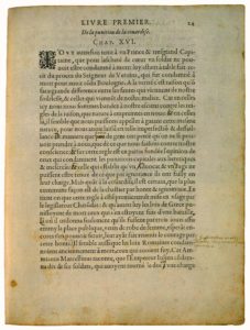De la Punition de la Couardise de Michel de Montaigne - Essais - Livre 1 Chapitre 16 - Édition de Bordeaux - 001