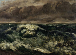 La Musique de Charles Baudelaire dans Les Fleurs du Mal - Peinture de Gustave Courbet - La Vague - 1869