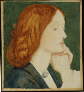 Marie de Guillaume Apollinaire dans Alcools - Peinture de Dante Gabriel Rossetti - Elizabeth Siddal - 1854