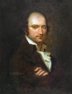 À André Chénier de Victor Hugo - Peinture de Joseph-Benoit Suvée - Portrait de André Marie Chénier - 1795