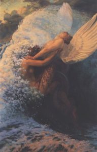 L'Irremédiable de Charles Baudelaire - Peinture de Carlos Schwabe - Spleen et Idéal - 1907