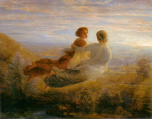 Mœsta et Errabunda de Charles Baudelaire - Peinture de Louis Janmot - Le Vol de l'Âme - 1892