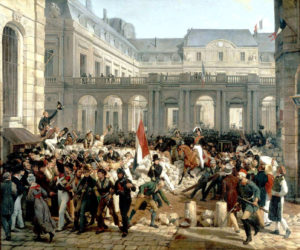Réponse à Un Acte d'Accusation de Victor Hugo - Peinture de Horace Vernet - Le Duc d'Orléans quitte le Palais Royal pour se rendre à l'Hotel de Ville, 31 juillet 1830 - 1832