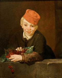 Un Fils de Guy de Maupassant - Peinture de Édouard Manet - L'Enfant aux Cerises - 1859