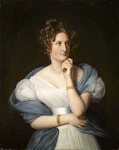 À Madame D. G. de G. de Victor Hugo dans Les Contemplations - Peinture de Louis Hersent - Portrait de Delphine de Girardin - 1824