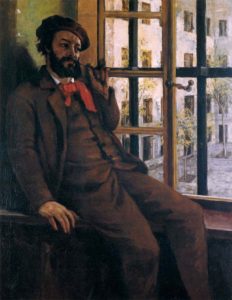 À La Santé de Guillaume Apollinaire dans Alcools - Peinture de Gustave Courbet - Autoportrait à Sainte-Pélagie - 1872