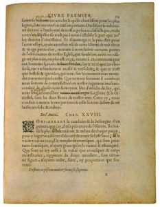 C’Est Folie de Rapporter le Vray et le Faux a Nostre Suffisance de Michel de Montaigne - Essais - Livre 1 Chapitre 27 - Édition de Bordeaux - 005