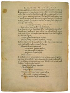 De l’Amitié de Michel de Montaigne - Essais - Livre 1 Chapitre 28 - Édition de Bordeaux - 010