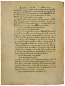 De l’Inequalité Qui Est entre Nous de Michel de Montaigne - Essais - Livre 1 Chapitre 42 - Édition de Bordeaux - 006