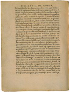 De l’Inequalité Qui Est entre Nous de Michel de Montaigne - Essais - Livre 1 Chapitre 42 - Édition de Bordeaux - 008