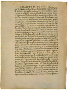 De l’Inequalité Qui Est entre Nous de Michel de Montaigne - Essais - Livre 1 Chapitre 42 - Édition de Bordeaux - 010