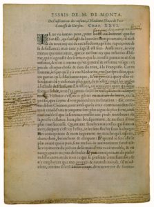 De l’Institution des Enfans de Michel de Montaigne - Essais - Livre 1 Chapitre 26 - Édition de Bordeaux - 001