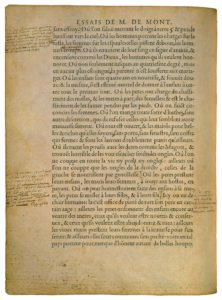 De la Coustume et de ne Changer Aisément une Loy Receue de Michel de Montaigne - Essais - Livre 1 Chapitre 23 - Édition de Bordeaux - 005