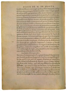 De la Coustume et de ne Changer Aisément une Loy Receue de Michel de Montaigne - Essais - Livre 1 Chapitre 23 - Édition de Bordeaux - 009